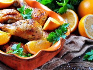 La cuisine epicee poulet orange curacao