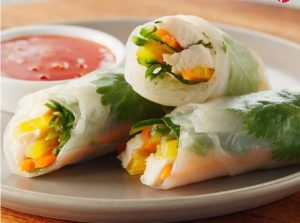 La cuisine epicee rouleaux de printemps au poulet healthy