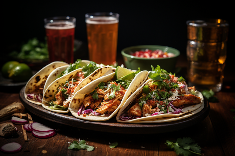 Tacos au Poulet à la Mexicaine