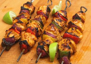 Brochette poulet hawai